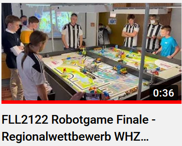 YouTuibe-Video Robotgame Finale 2022
